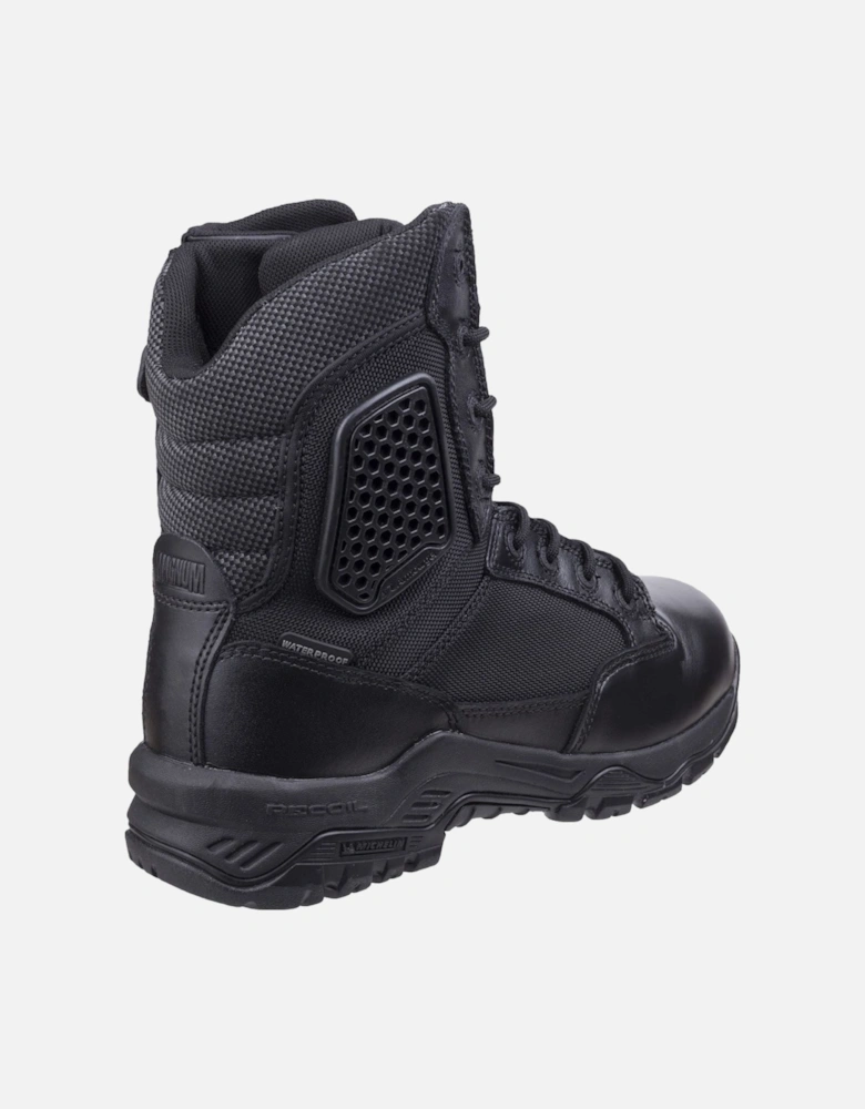 Strike Force 8.0 WP Side-Zip Leather Black Safety Boots