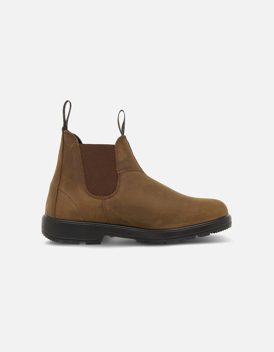 model Brunswick Nubuck Boots Male in Saddle Brown Nubuck