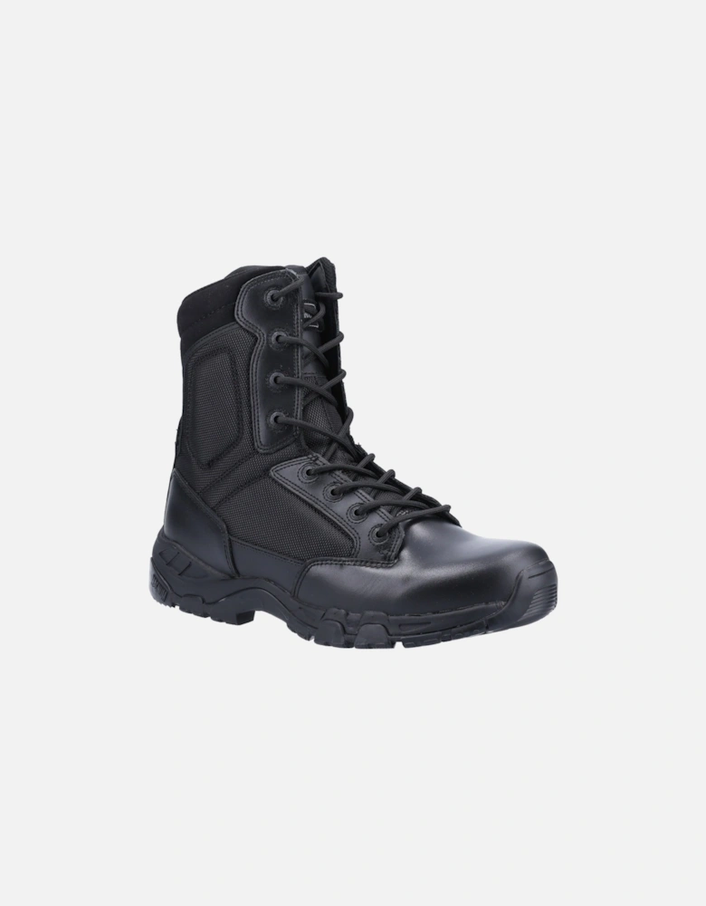 Viper Pro 8.0 Plus Side-Zip Leather Black Safety Boots