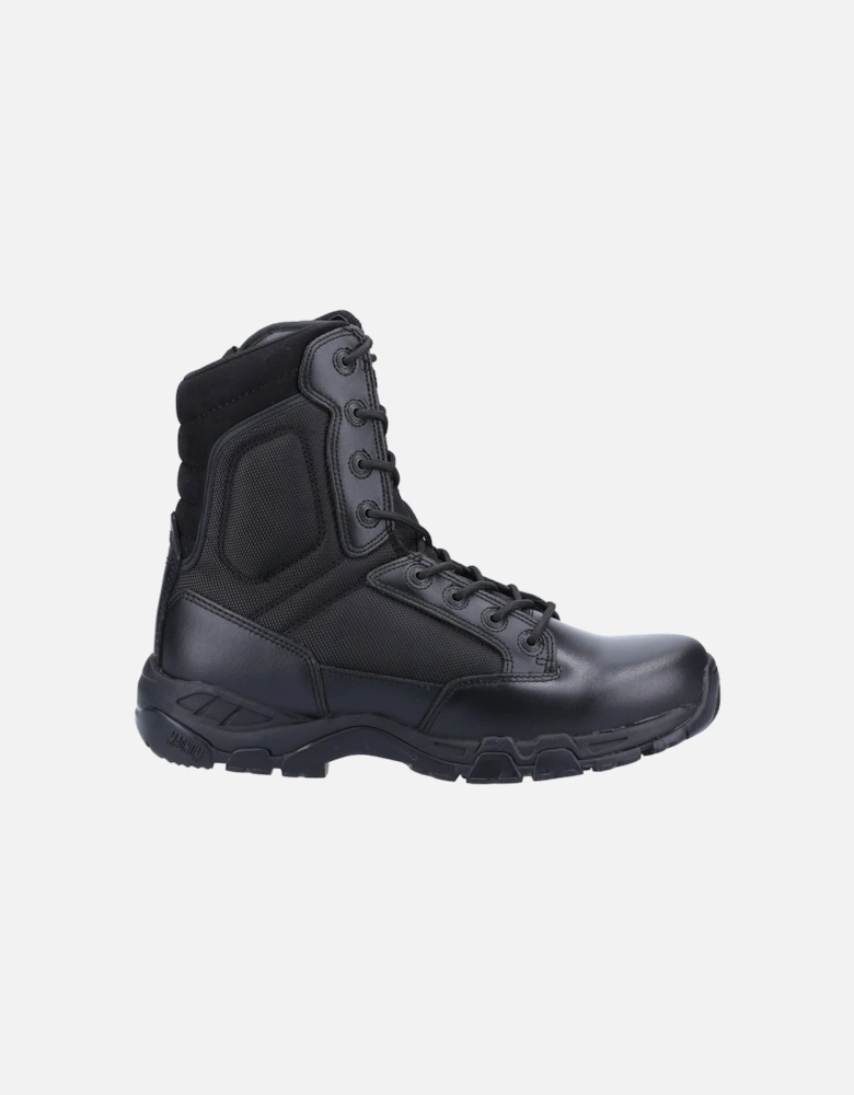 Viper Pro 8.0 Plus Side-Zip Leather Black Safety Boots