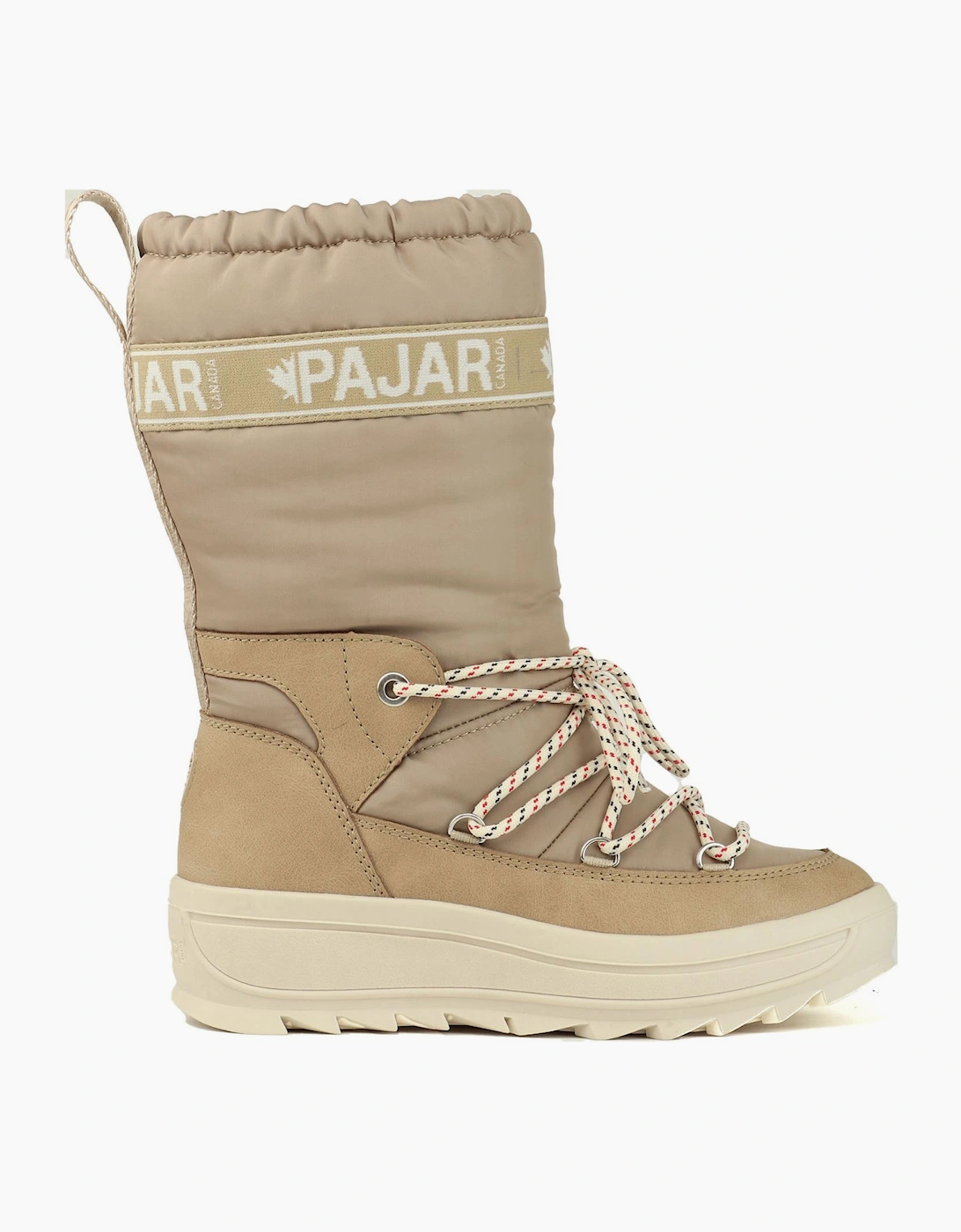 Pajar Women's Pajar Womens Galaxy High Waterproof Snow Boots - Cream/Brown