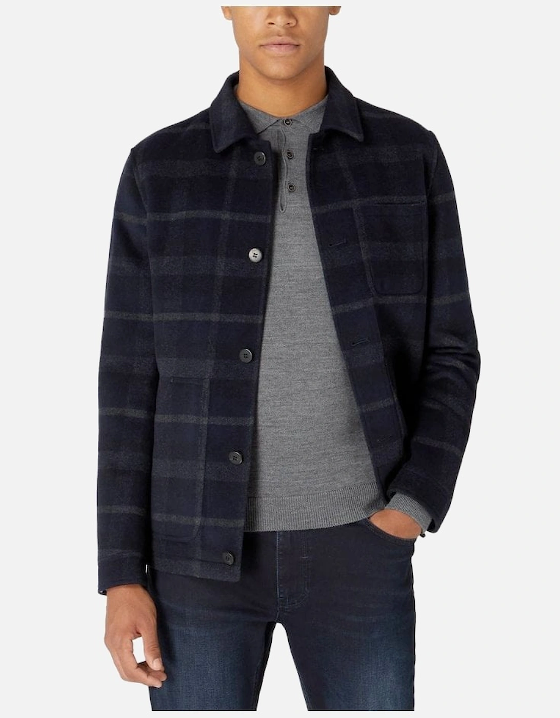 Wool Blend Jacket Navy, 5 of 4