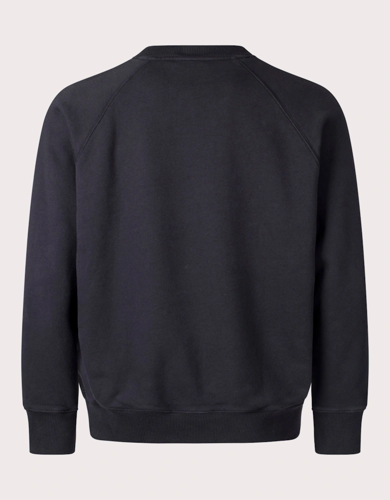 Relaxed Fit Marten Raglan N Patch Sweatshirt