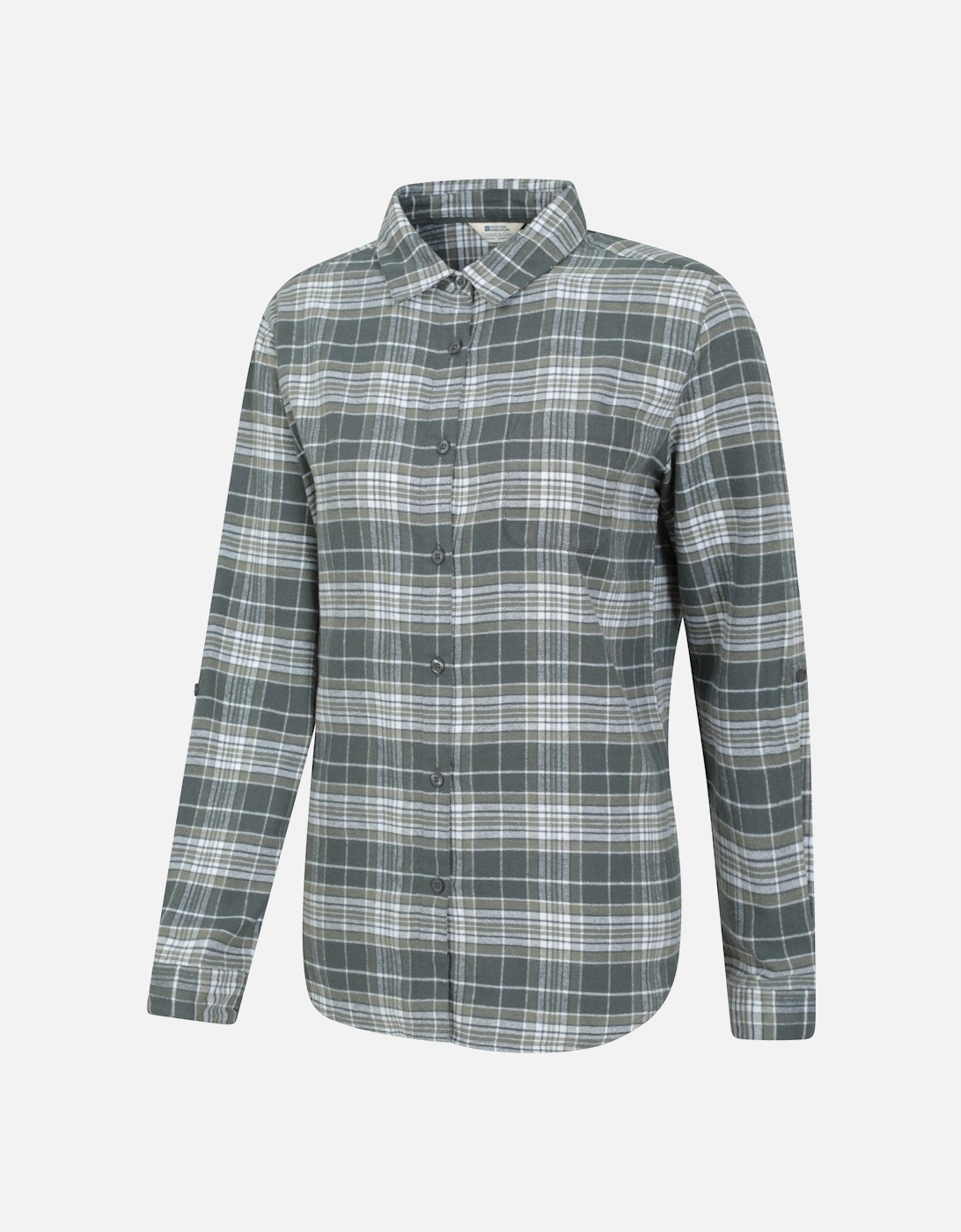 Womens/Ladies Balsam Brushed Flannel Longline Shirt