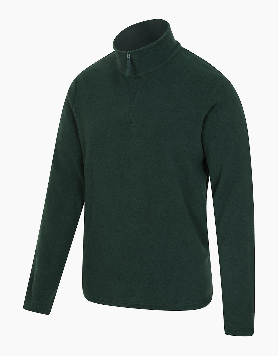 Men's Mountain Warehouse Mens Camber II Half Zip Fleece Top - Green - Size: L