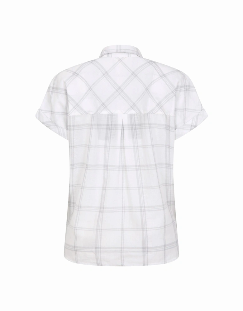 Womens/Ladies Palm Checked Relaxed Fit Shirt