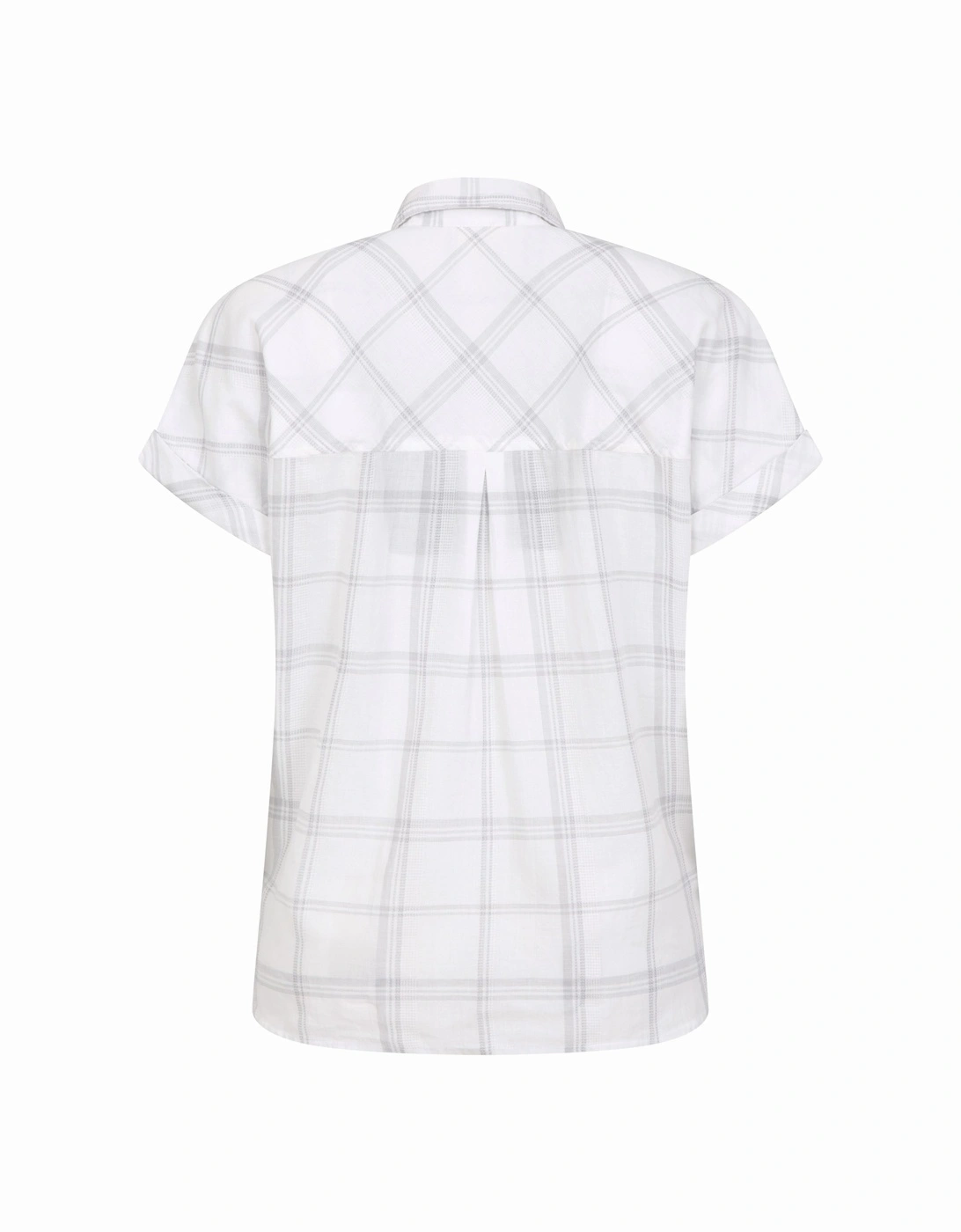 Womens/Ladies Palm Checked Relaxed Fit Shirt