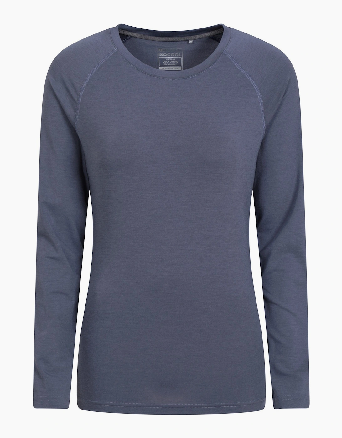 Mountain Warehouse Women's / Quick Dry Long-Sleeved Top - Petrol - 8 Uk - Petrol - 95% Polyester/5% Elastane - Image 2