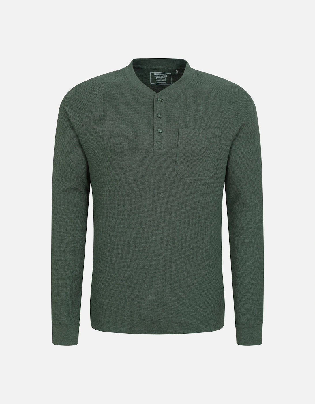 Mens Selby Waffle Henley T-Shirt, 5 of 4