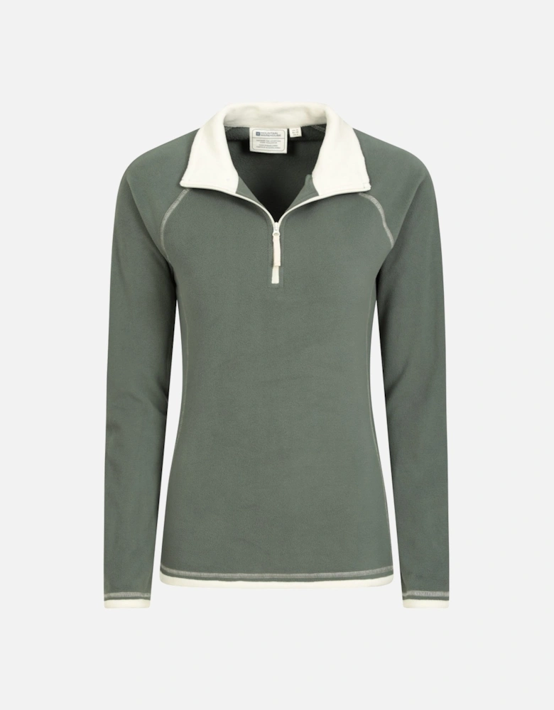 Womens/Ladies Montana Half Zip Fleece Top