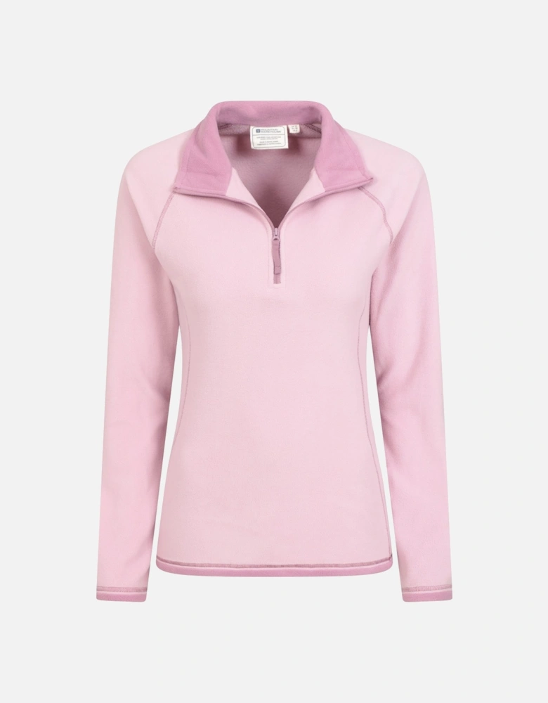 Womens/Ladies Montana Half Zip Fleece Top