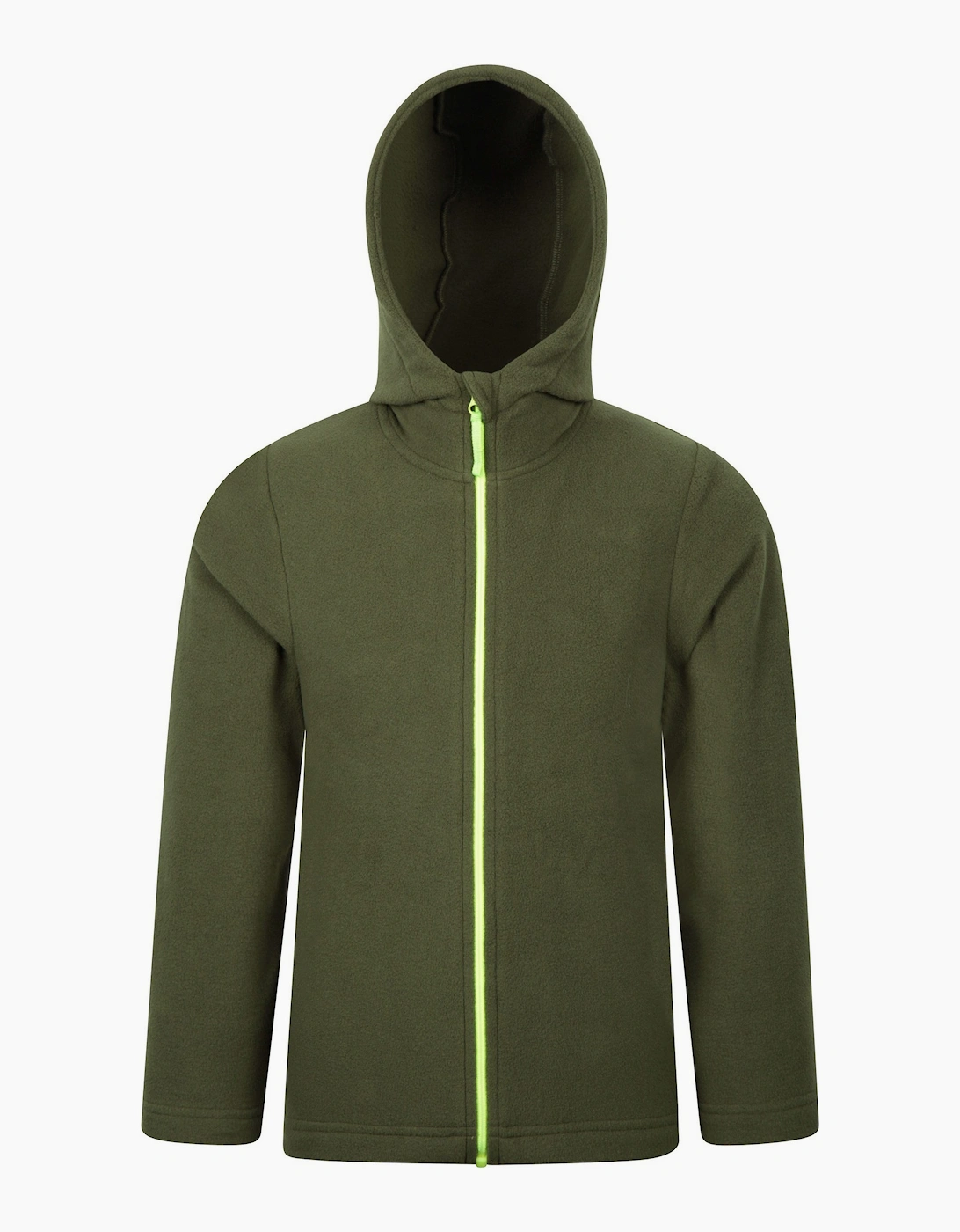 Mountain Warehouse Unisex Green Childrens/ Camber Full Zip Hoodie - Size: 13 Years Kids