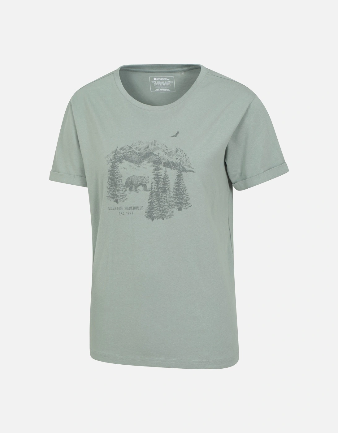 Womens/Ladies Forest Bear Organic Loose Fit T-Shirt