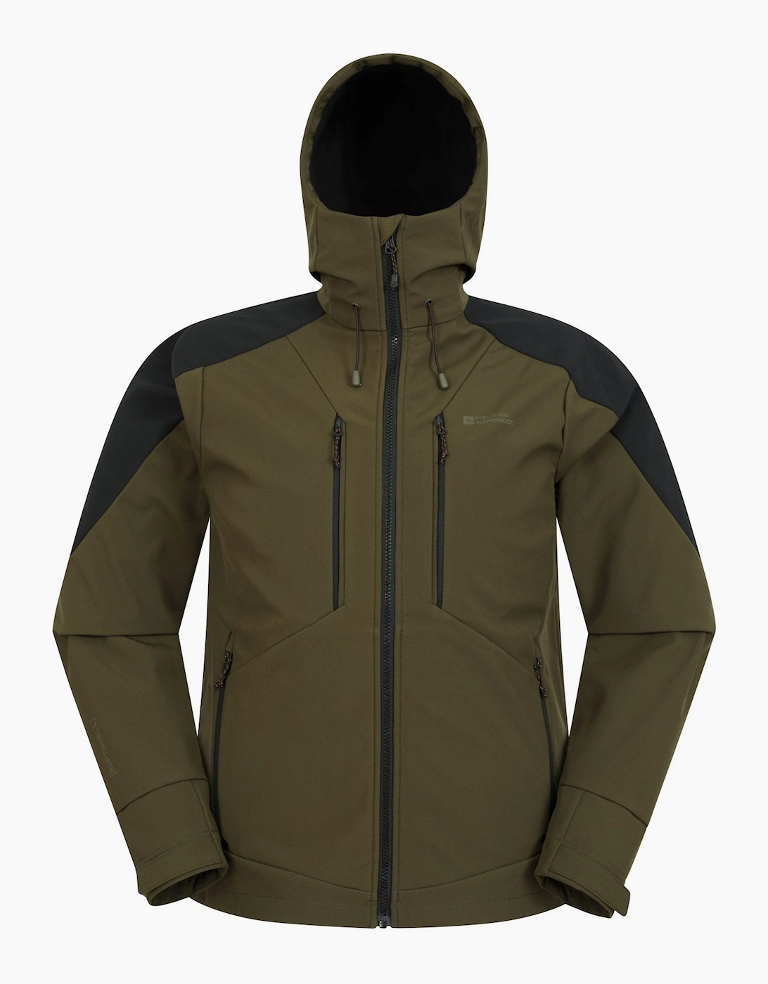 Mountain Warehouse Men's Green Radius Recycled Soft Shell Jacket - Size 42/Regular