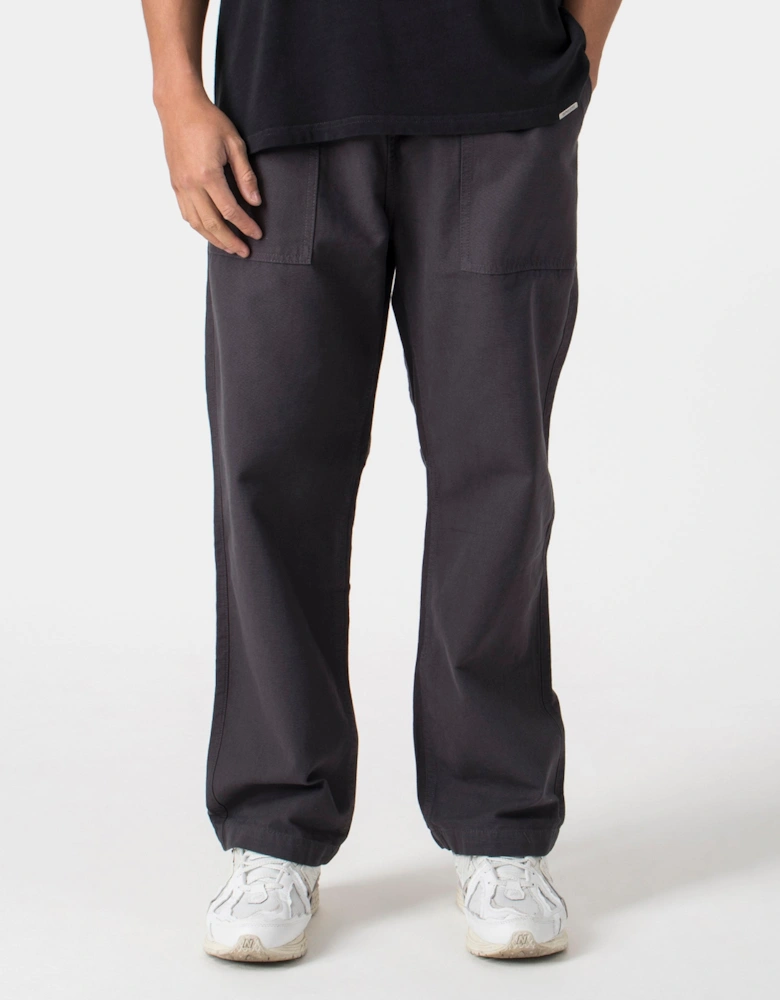 Relaxed Fit Canvas Chef Pants