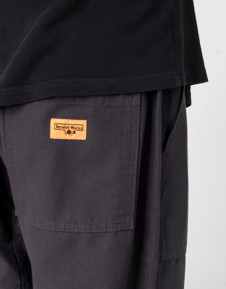 Relaxed Fit Canvas Chef Pants