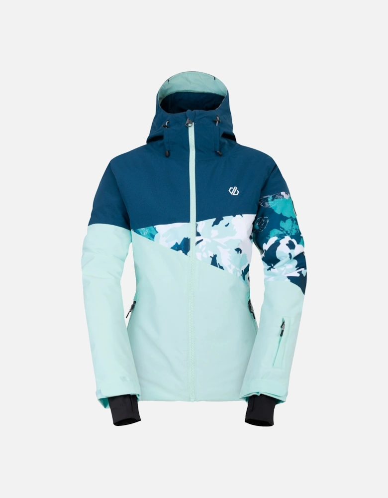 Womens/Ladies Leaf Print Ski Jacket