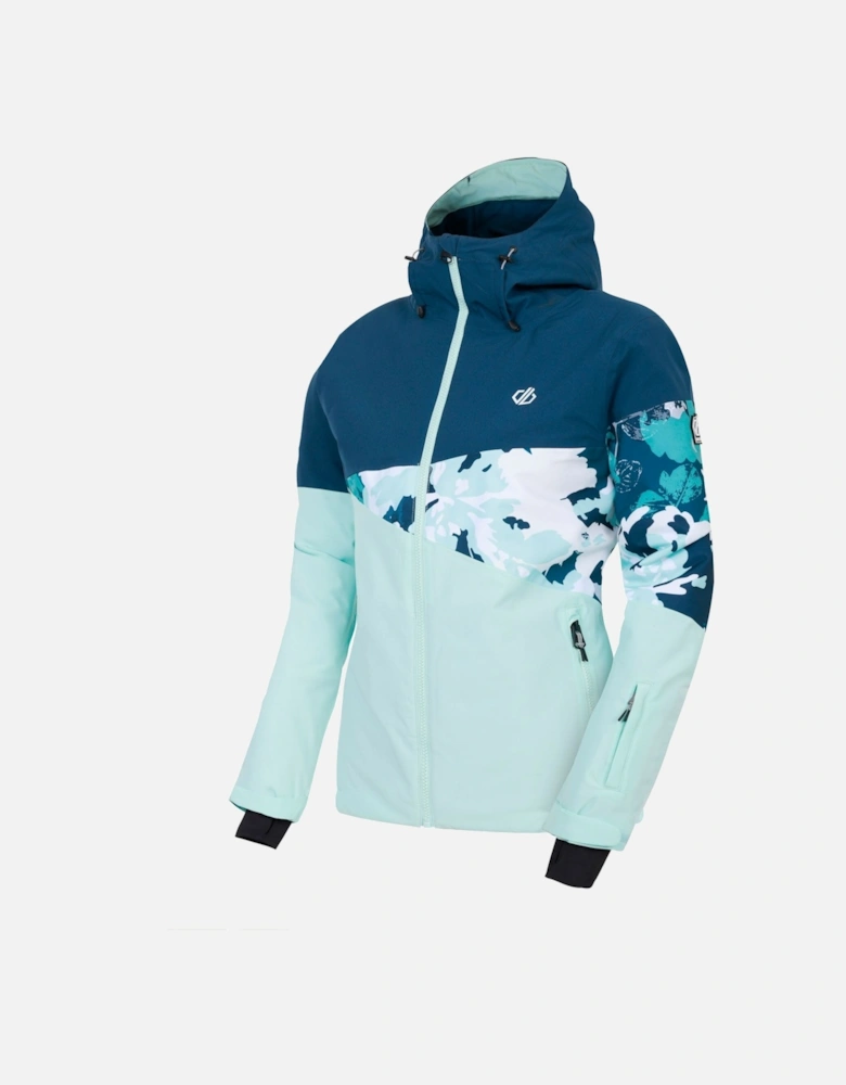 Womens/Ladies Leaf Print Ski Jacket