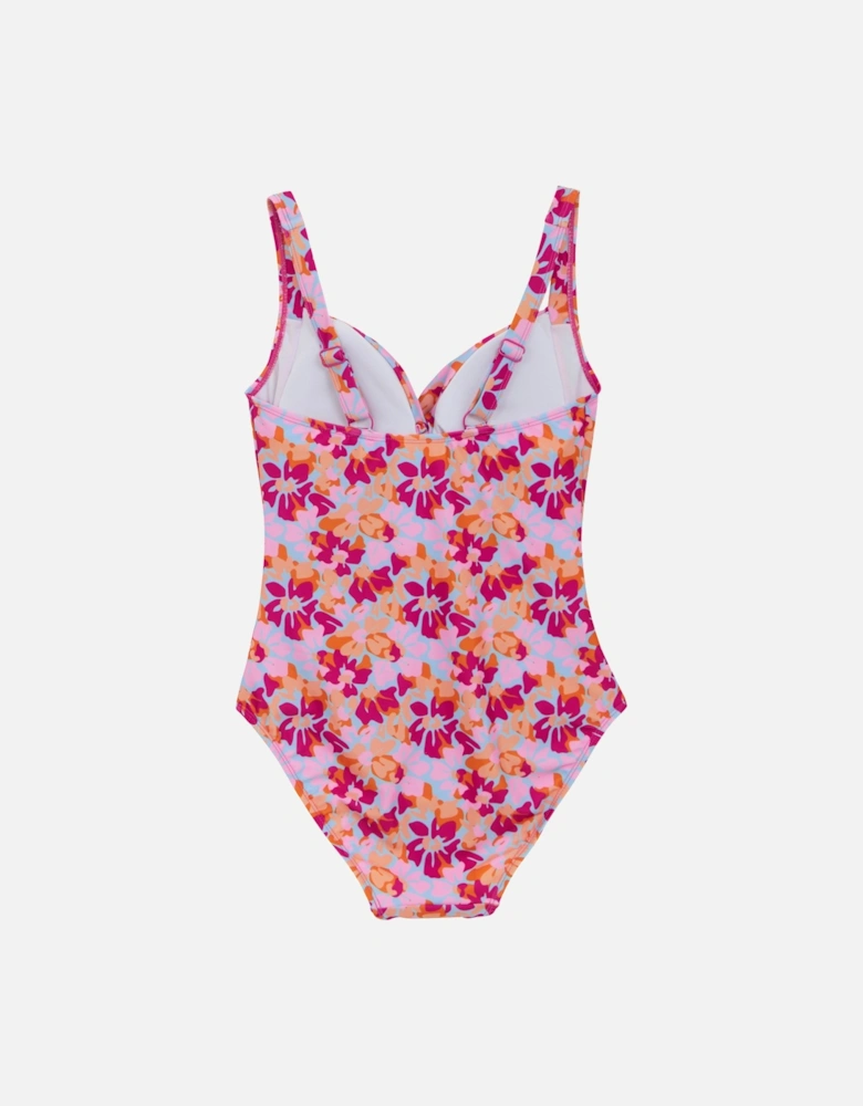 Womens/Ladies Sakari Summer Floral Tummy Control One Piece Swimsuit