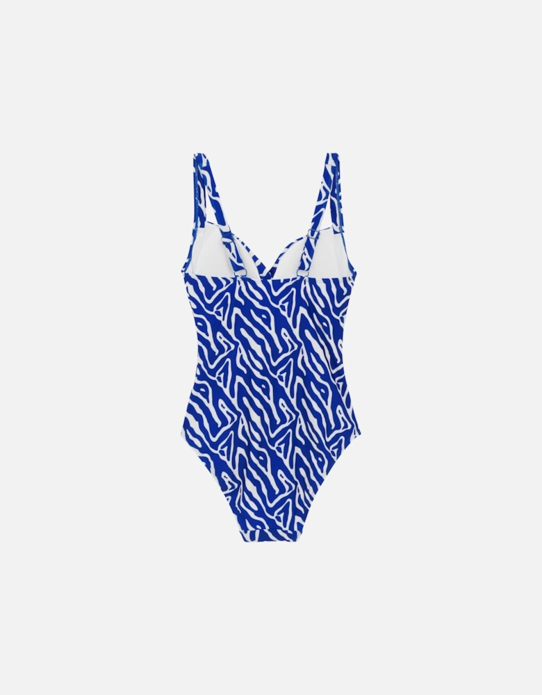 Womens/Ladies Sakari Abstract Tummy Control One Piece Swimsuit