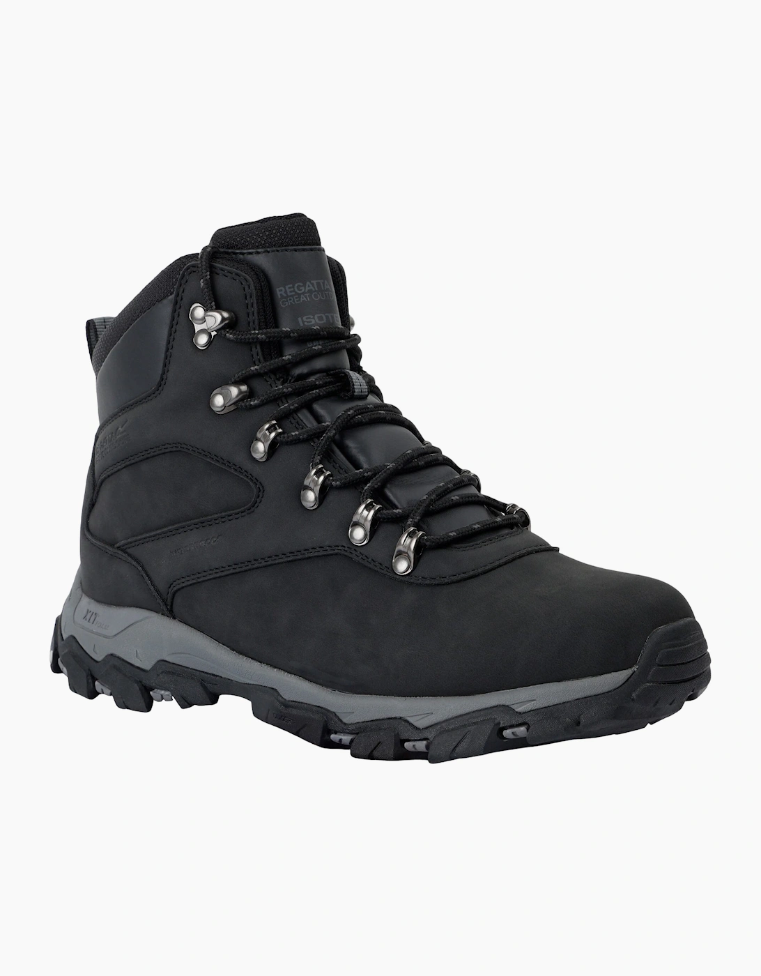 Regatta Men's Black Holcombe Classic Walking Boots  Size 9.5 Uk