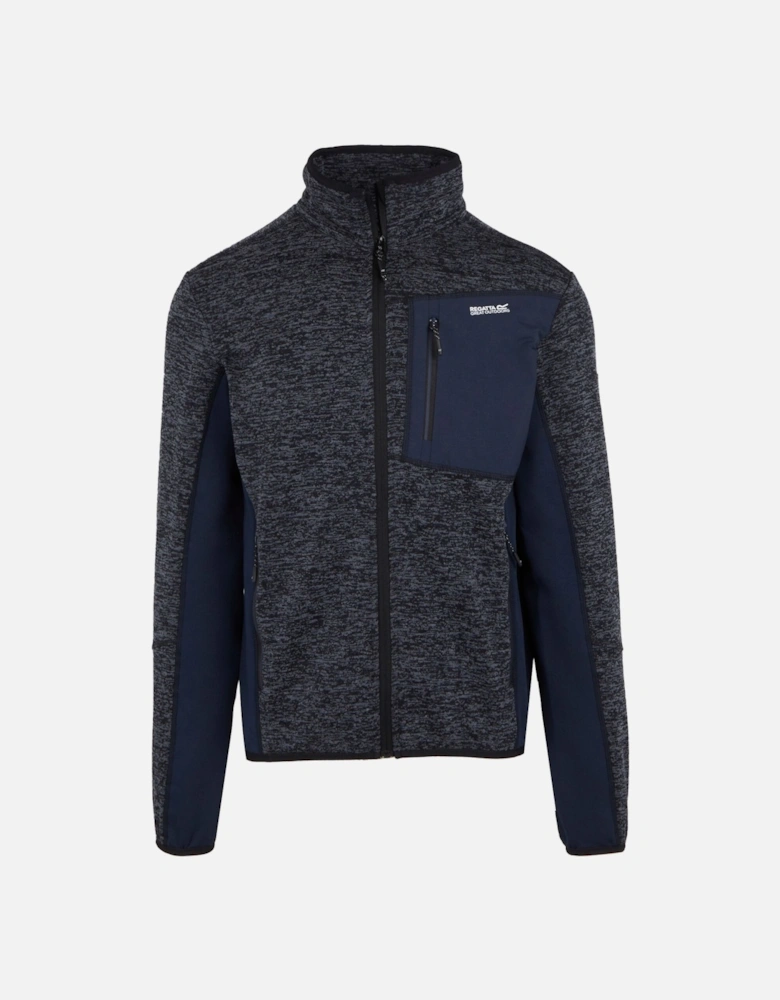 Mens Baslinn Marl Full Zip Fleece Jacket