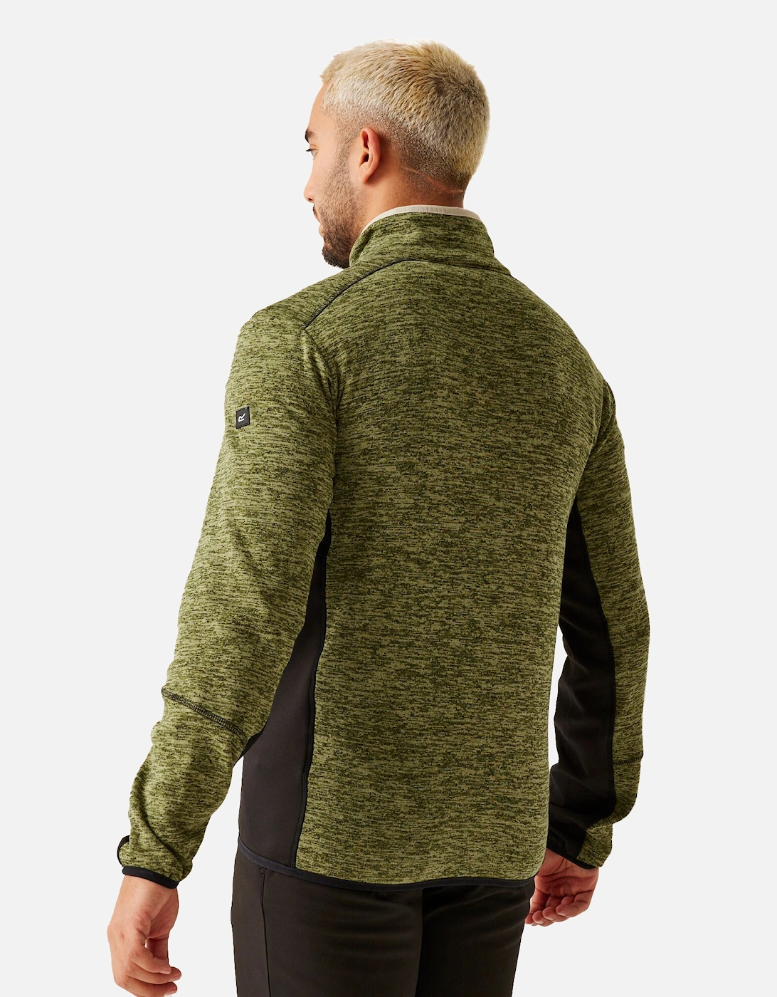 Mens Baslinn Marl Full Zip Fleece Jacket