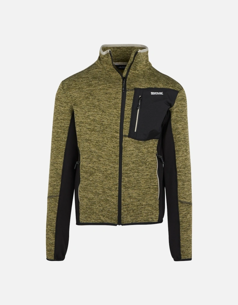 Mens Baslinn Marl Full Zip Fleece Jacket