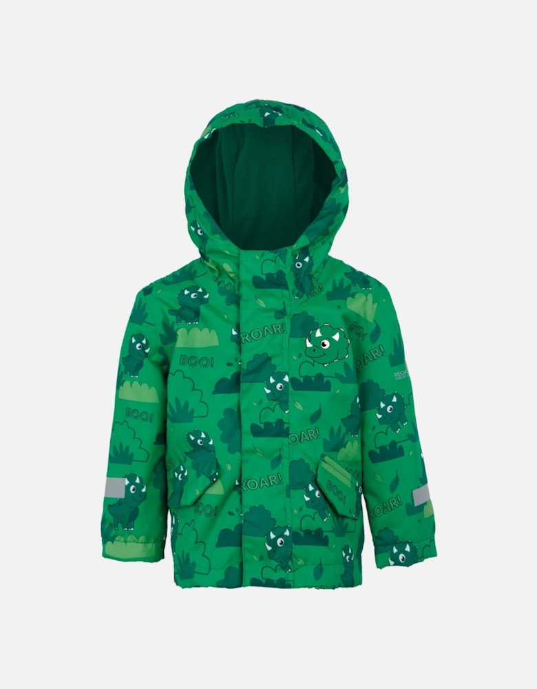 Childrens/Kids Stompy The Dinosaur Waterproof Jacket