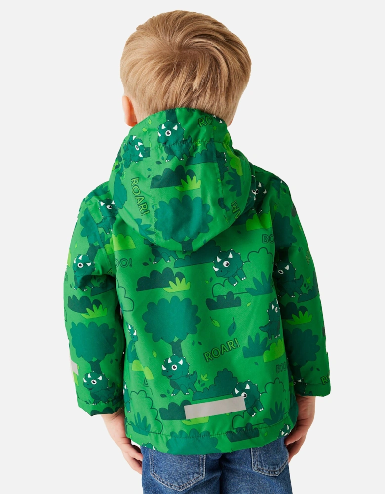 Childrens/Kids Stompy The Dinosaur Waterproof Jacket