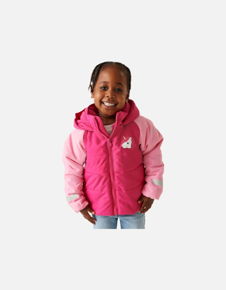 Childrens/Kids Luna The Unicorn Quilted Jacket