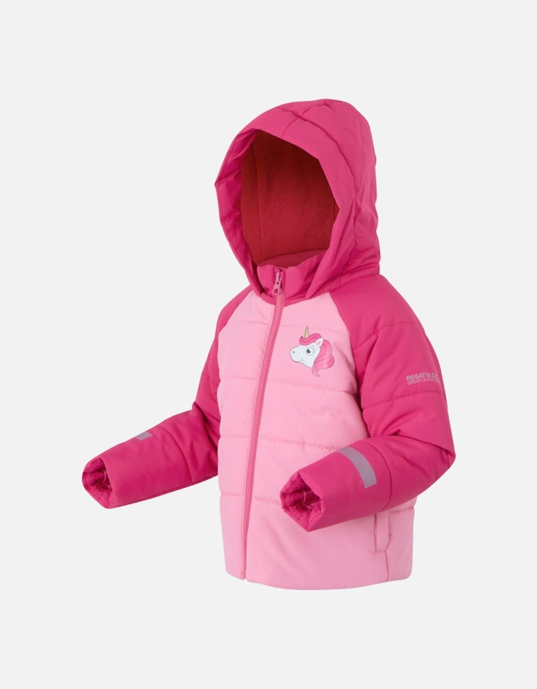 Childrens/Kids Luna The Unicorn Quilted Jacket