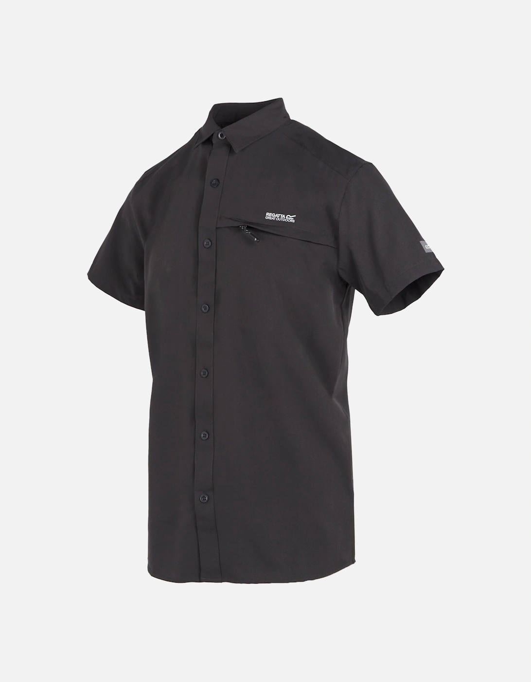 Mens Packaway Short-Sleeved Travel Shirt