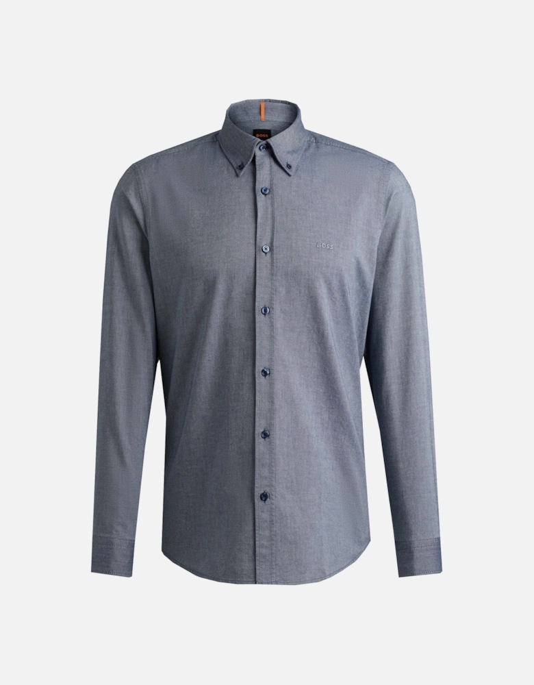 Men's Blue Ricket Long Sleeved Shirt