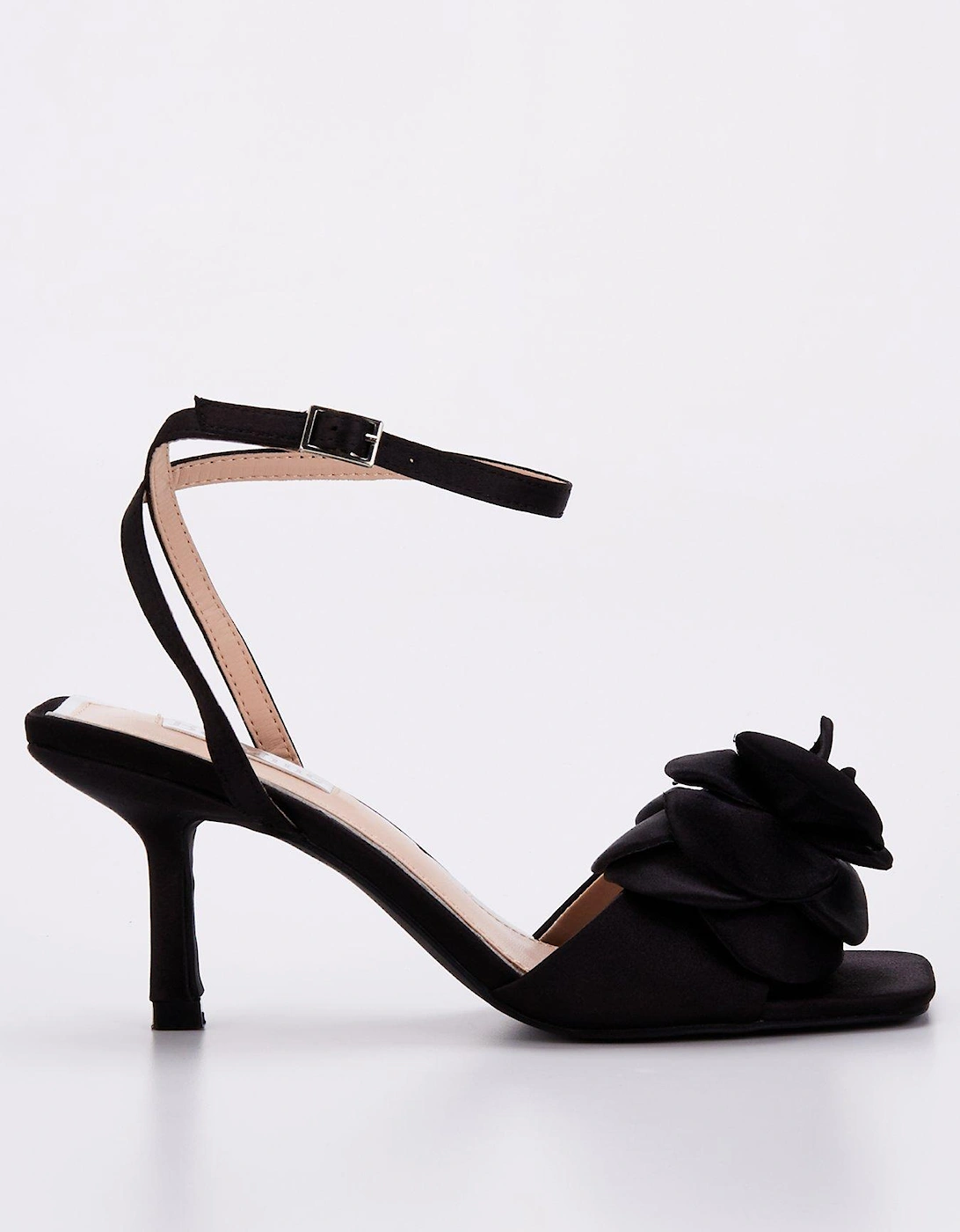 Annalina Flower Heels - Black, 7 of 6