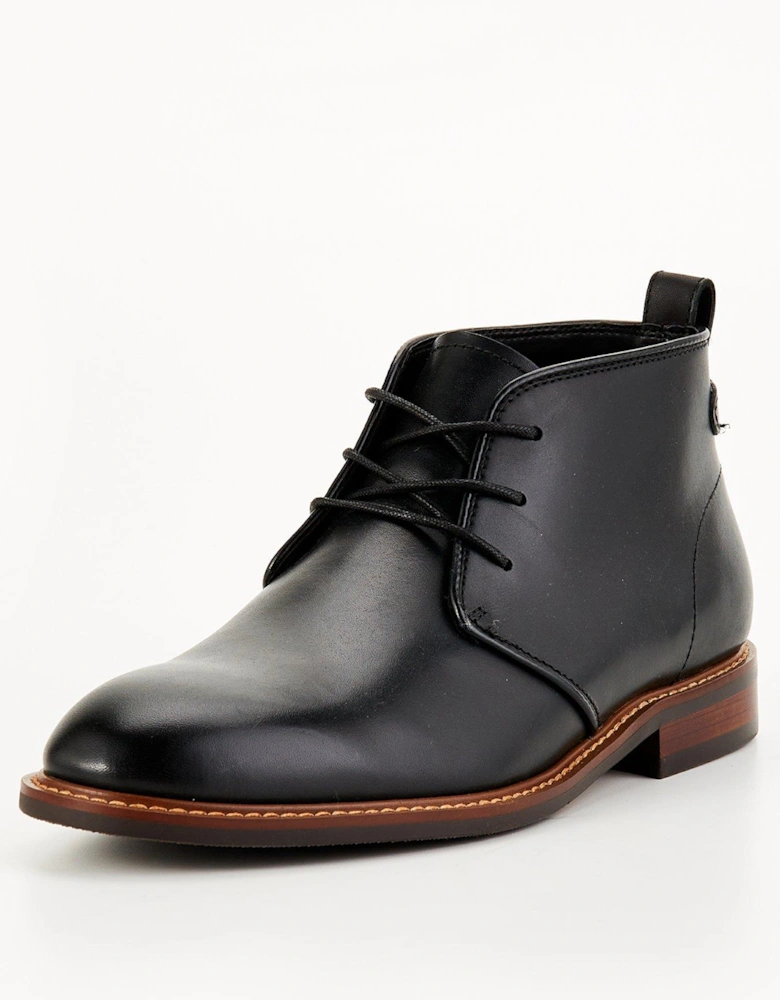 Leather Chukka Boot - Black
