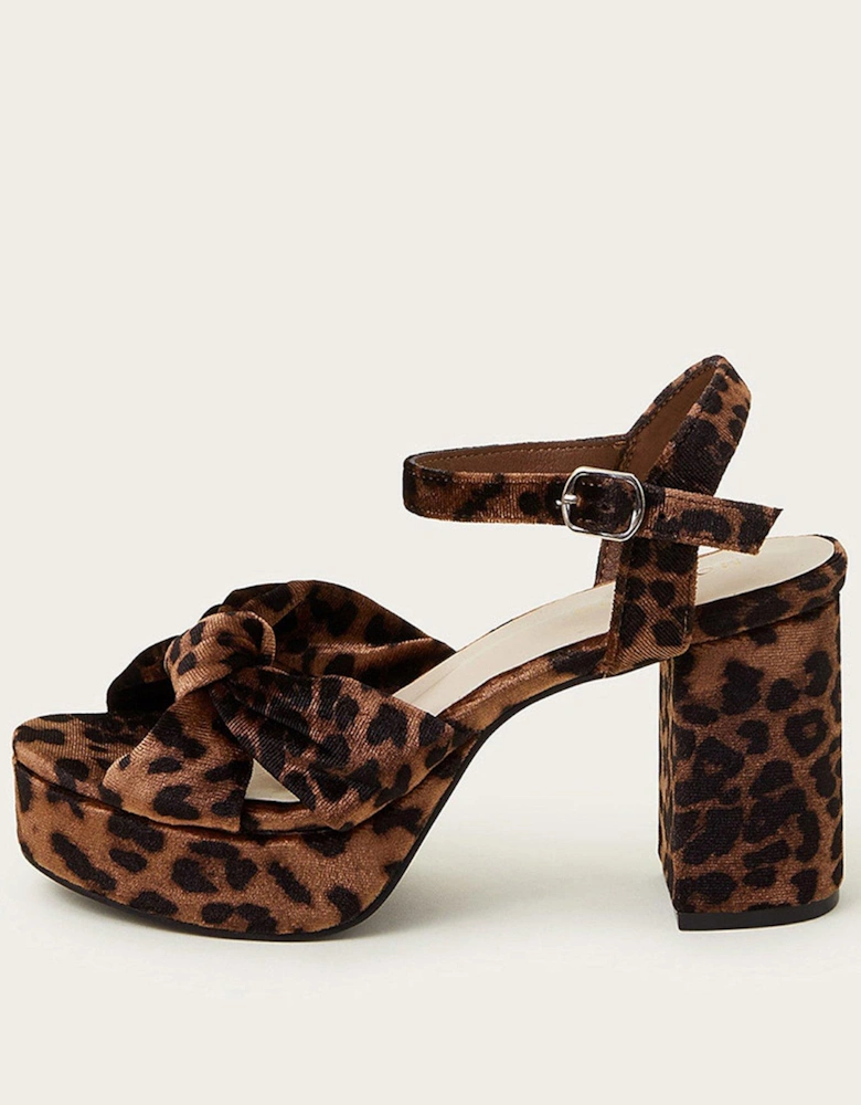 Mara Leopard Platform Heel - Multi