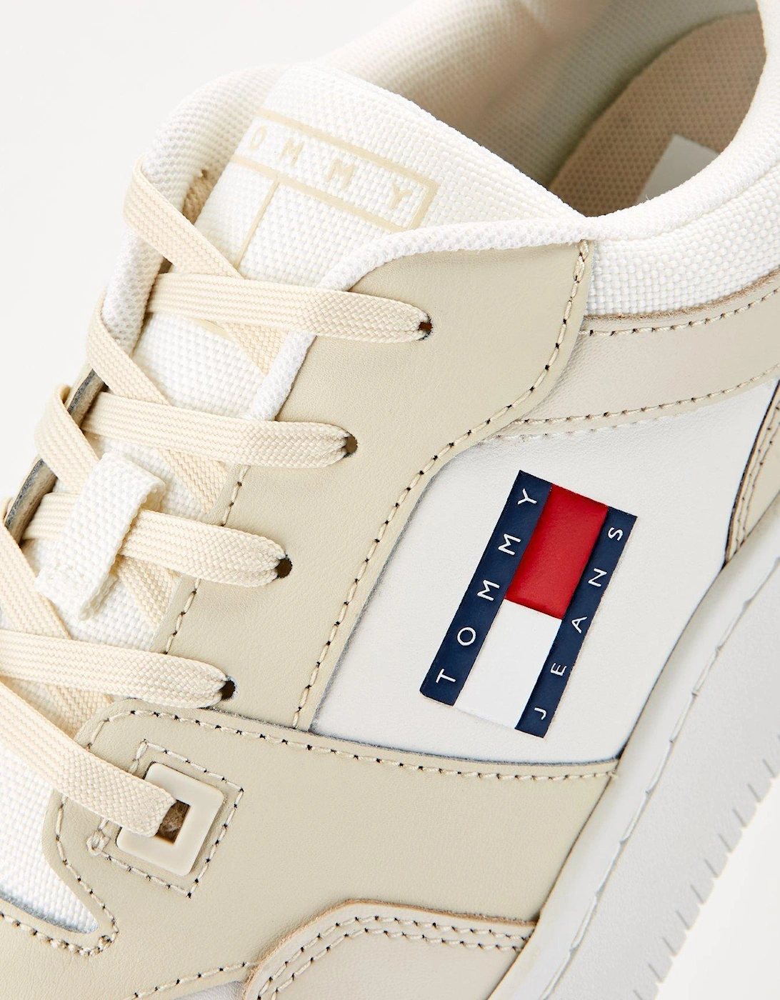 Retro Basket Trainer - Cream