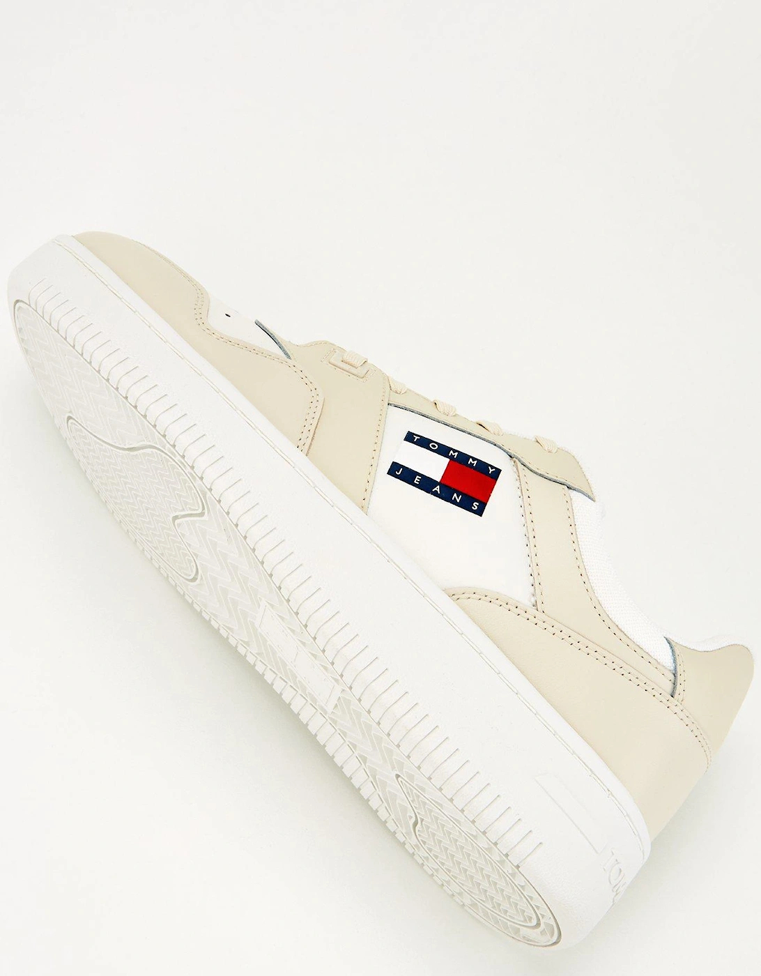 Retro Basket Trainer - Cream
