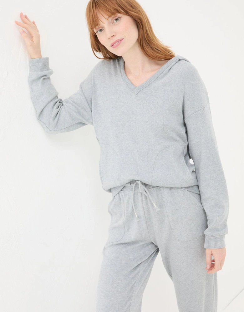 Hannah Lounge Top - Grey