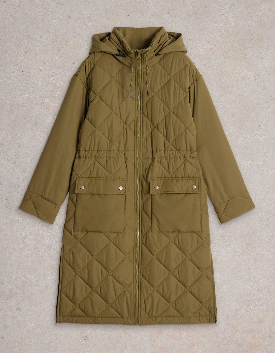 Lorena Quilted Coat - Green