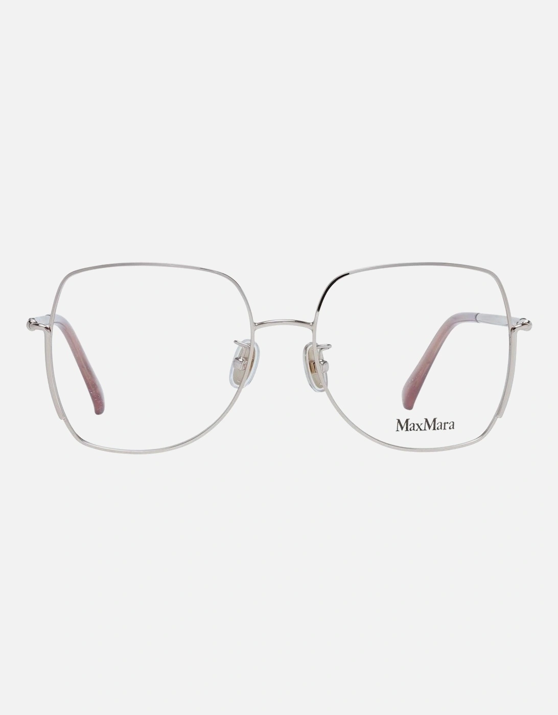 Gold Metal Trapezium Glasses with Plastic Demo Lenses - 55-17-140