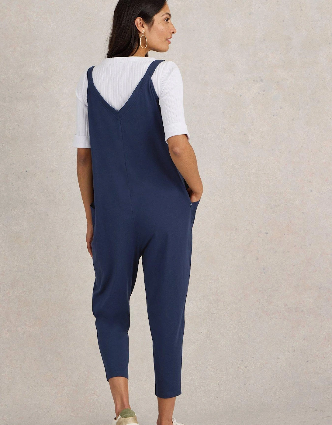 Selina Jersey Jumpsuit - Navy