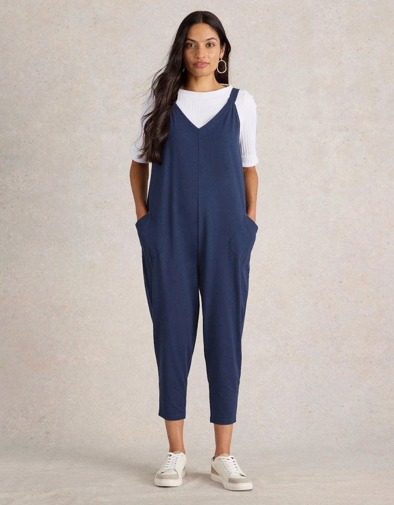 Selina Jersey Jumpsuit - Navy