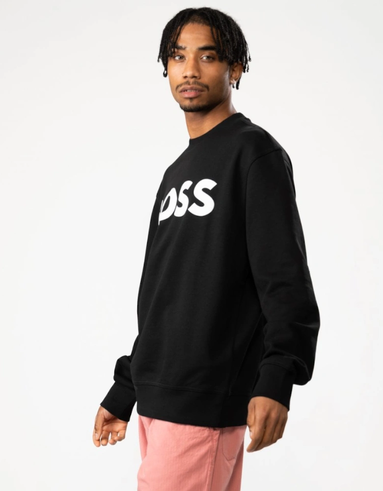 BOSS Orange WeBasicCrew Mens Crew Neck Sweatshirt