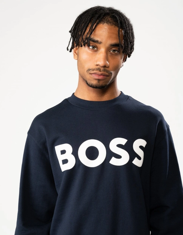 BOSS Orange WeBasicCrew Mens Crew Neck Sweatshirt