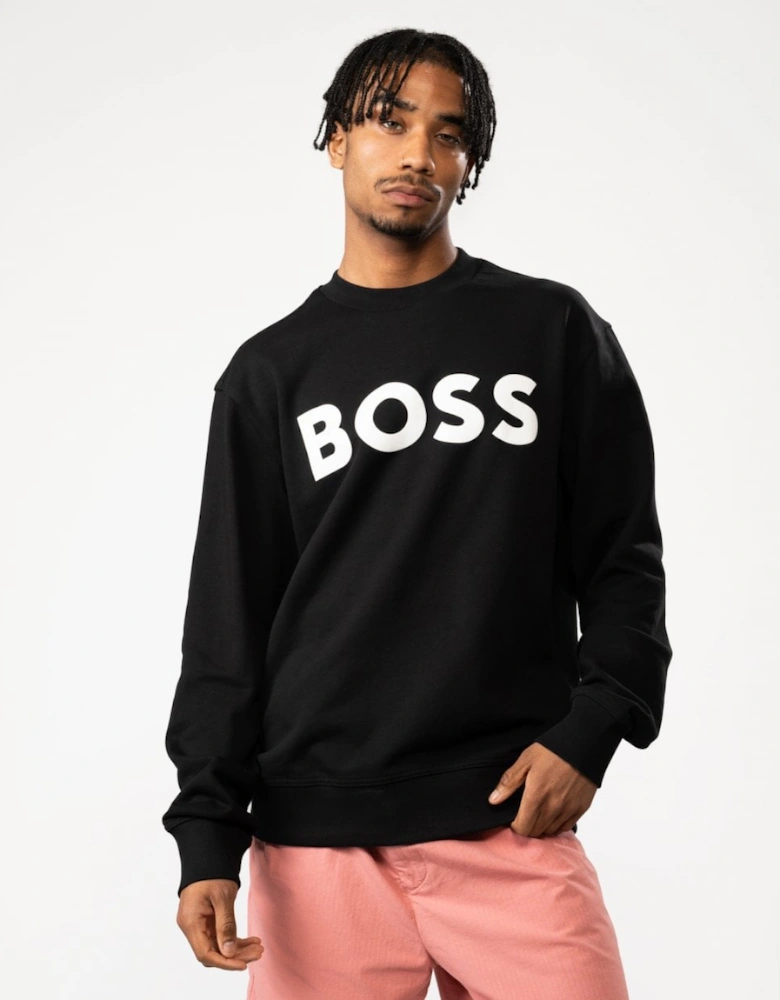 BOSS Orange WeBasicCrew Mens Crew Neck Sweatshirt