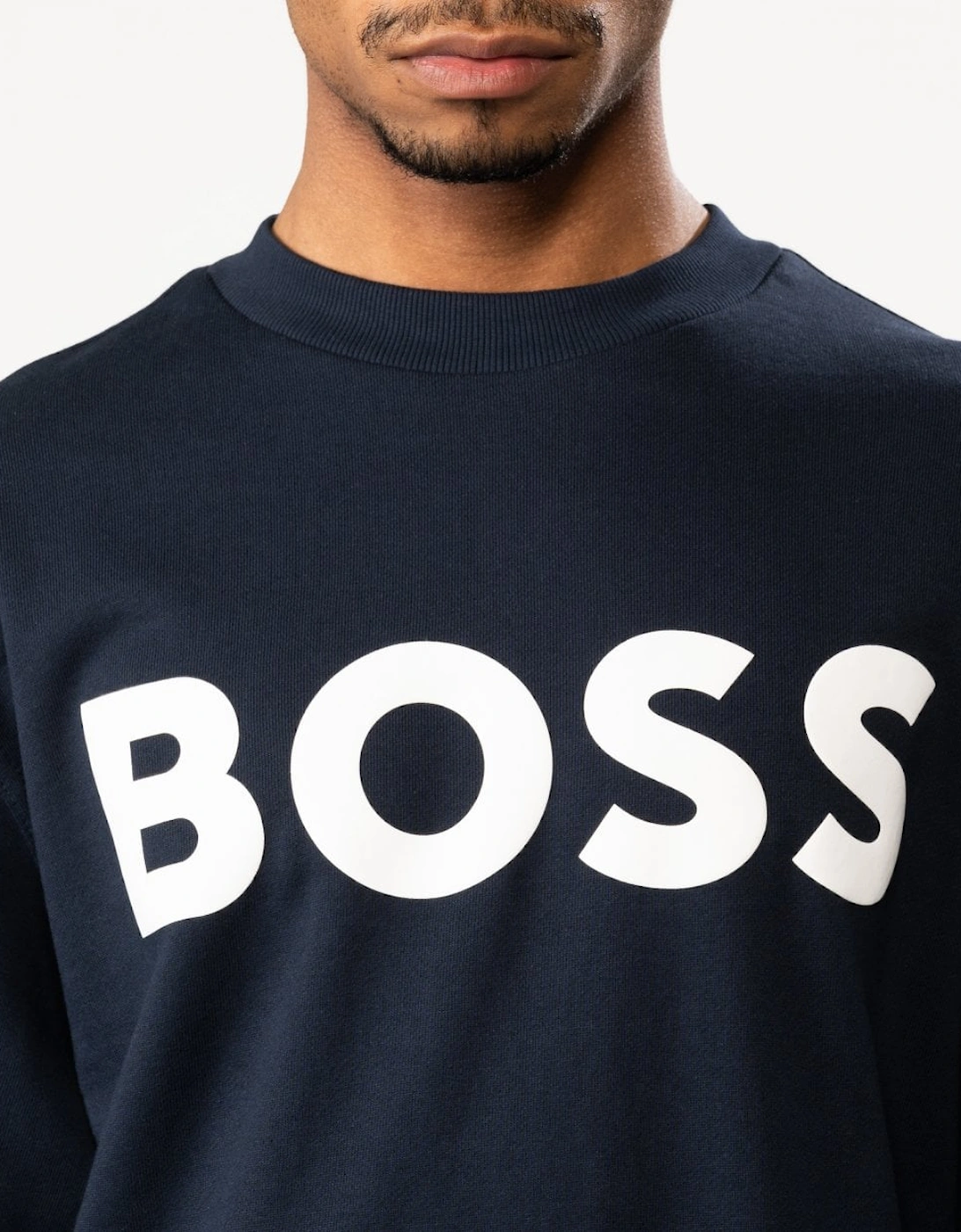 BOSS Orange WeBasicCrew Mens Crew Neck Sweatshirt