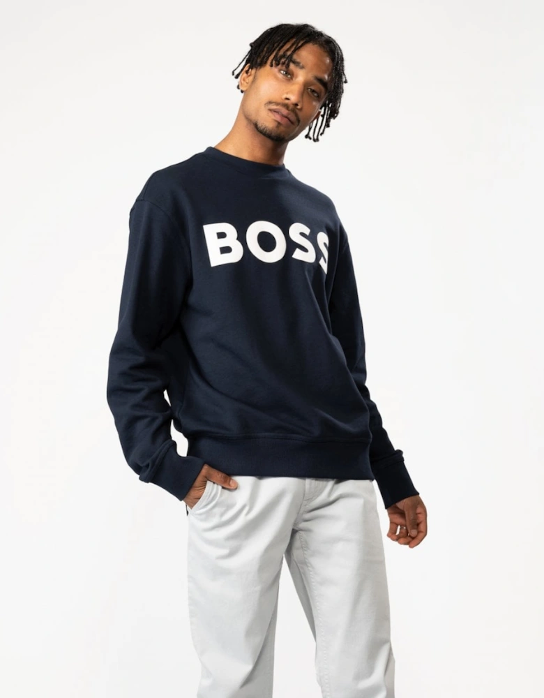 BOSS Orange WeBasicCrew Mens Crew Neck Sweatshirt