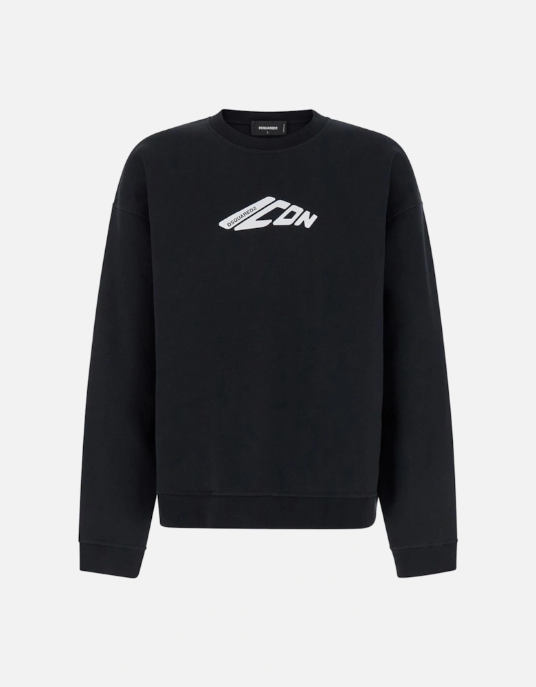 New Generation Icon Logo Sweatshirt in Black